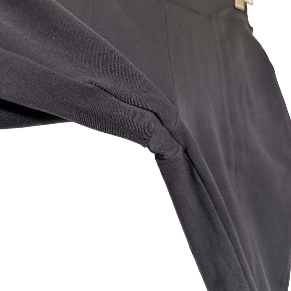 Alo Yoga Airbrush High Waist Flutter Flare Split Legging Pant Black Small - Picture 10 of 15